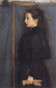 Fernand Khnopff, Portrait of Jeanne de Bauer
